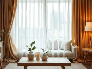 Łączenie firan makaronów z zasłonami – efektowne aranżacje wnętrz