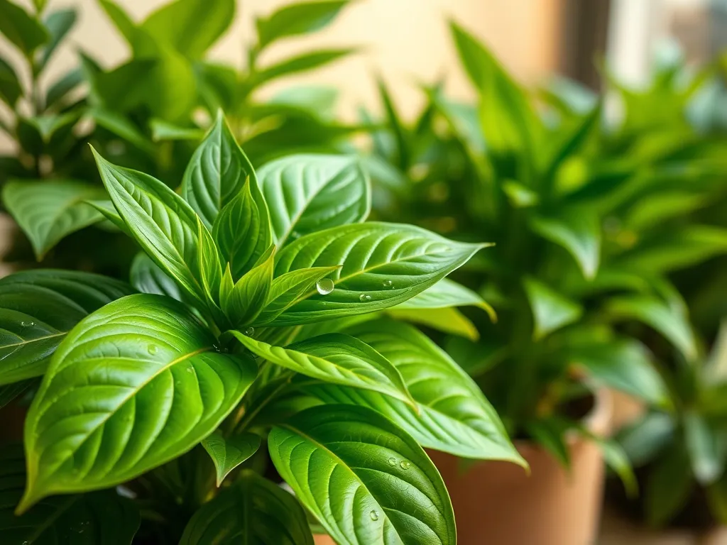 Kwiaty doniczkowe zielone z dużymi liśćmi – jakie wybrać?