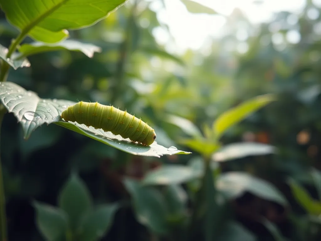 Zielone gąsienice – zwalczanie domowe sposoby, które działają